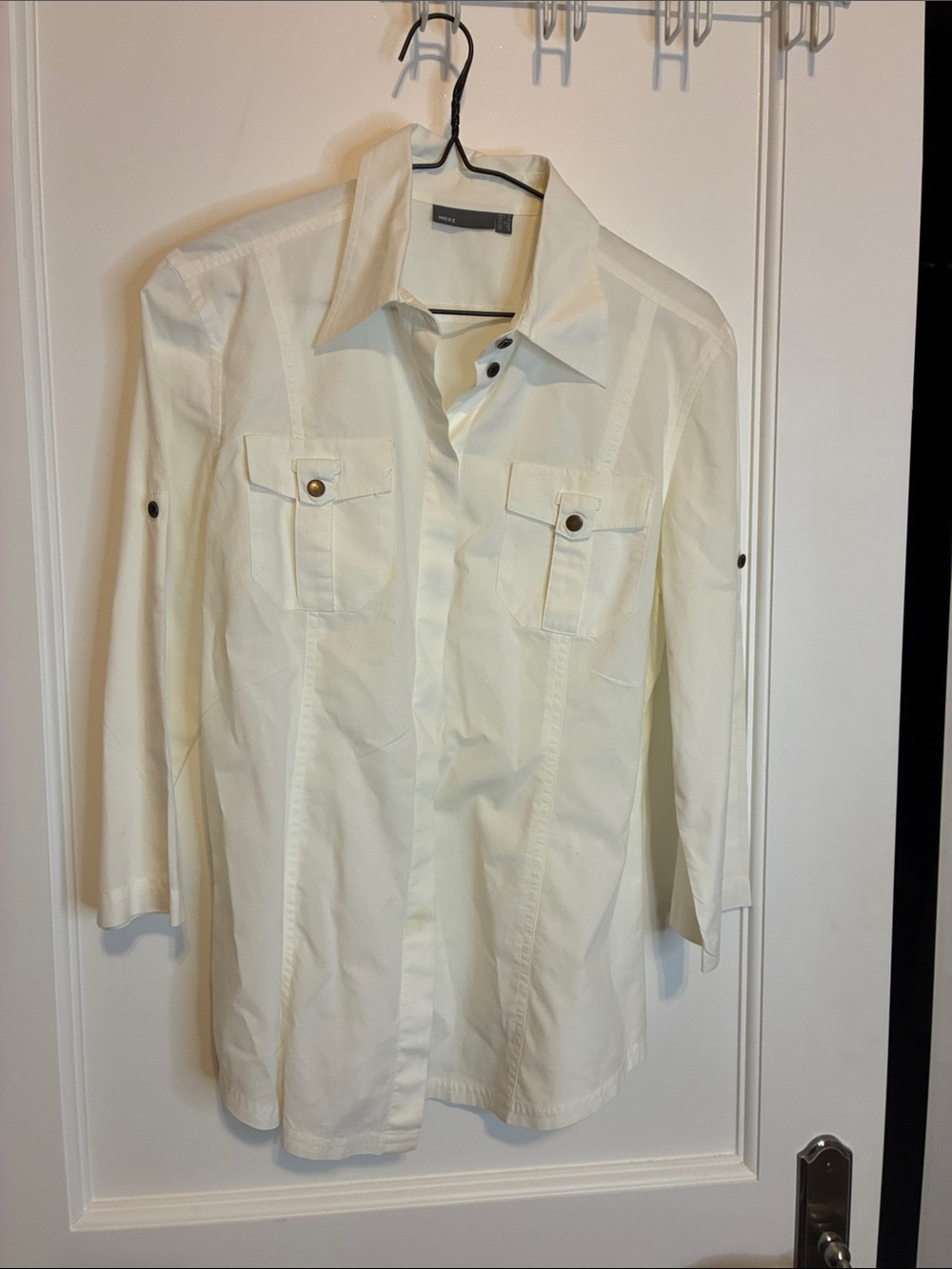 Mexx Cream Collared Button Shirt 👵MT